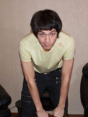 Twink DJ displaying his yummy teen bod and bottom