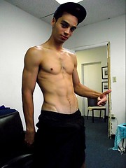 Straight latin boi Wilson jacking off