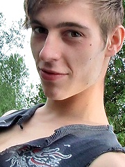 Straight Czech boy posing naked