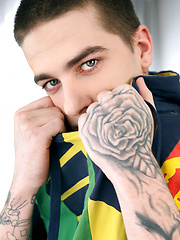 Sexy tattooed boy Simon Archer