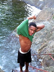 Young uncut latin cock