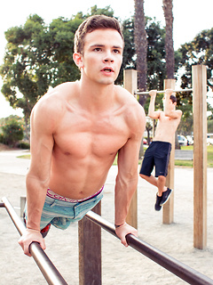 teen gay boy model Logan Cross